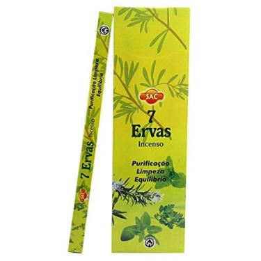 Imagem de Incenso Indiano Sac 7 Ervas 12 Caixinhas - 96 Varetas