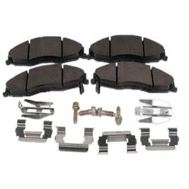 Imagem de GM Genuine Parts 171-631 Conjunto de pastilhas de freio a disco frontal com clipes e parafusos