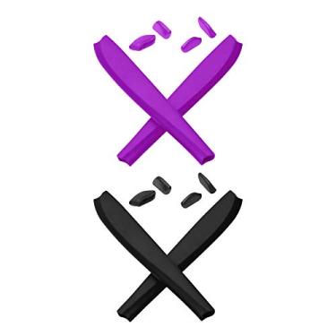 Imagem de Kit de reposição para nariz de orelha da Mryok para Oakley Commit SQ – Opt, Purple & Black, One Size