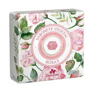 Imagem de Sabonete Vegetal Rosas Rosa 200G - Davene