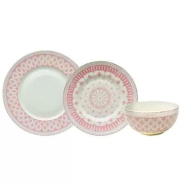 Imagem de Aparelho De Jantar Tie Mood 18 Pçs Em Porcelana 23255 - Full Fit