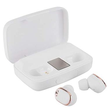 Imagem de Fone de ouvido estéreo, fones de ouvido ergonômicos, desempenho sonoro com ABS