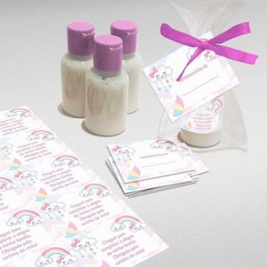 Imagem de 40 Lembrancinha Mini Hidratante Maternidade chuva de amor