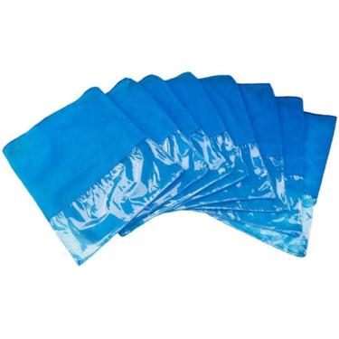 Imagem de Sacos Para Sapatos Tnt C/ Zíper Kit Com 15 33cmx40cm Visor G