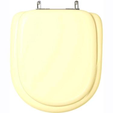 Imagem de Assento Sanitário Almofadado Life Bege Claro para vaso Celite