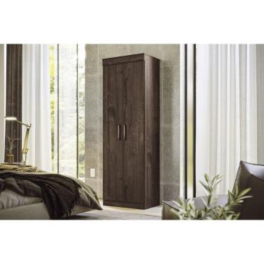 Imagem de Armário Multiuso 2 Portas 5 Prateleiras Star Santos Andirá Ébano