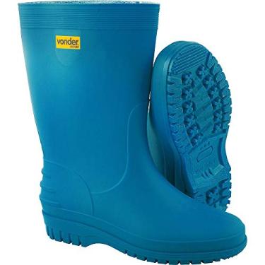 Imagem de Bota de PVC, azul, com forro, 34/35, VONDER