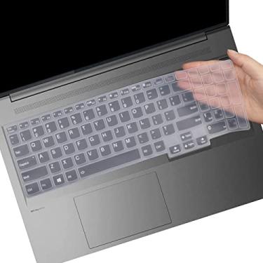 Imagem de Capa de teclado para Lenovo IdeaPad 5 5i Pro 16IHU6 16ACH6 16 polegadas Laptop e Lenovo ThinkBook 16p G2 ACH, Lenovo IdeaPad 5i Pro 16 polegadas Acessórios para teclado de laptop - transparente