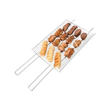 Imagem de Grelha Simples para Carne Utimil Grande em Aço Cromado