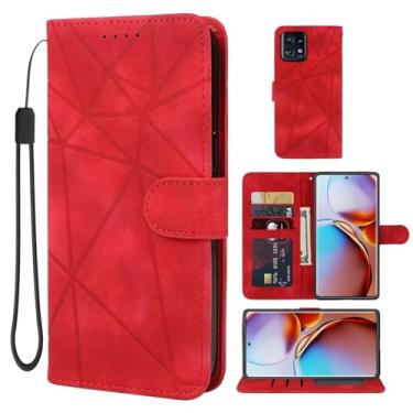 Imagem de Wanyuexes Capa para Motorola Edge Plus 2023 Capa/Moto X40/Moto Edge 40 Pro XT23015 Capa carteira de couro PU Flip Folio Suporte para cartão de crédito Capa para celular para Motorola Edge Plus 2023