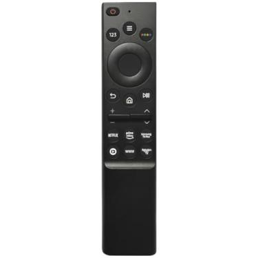 Imagem de Controle Remoto Compatível Com Smart Tv Samsung Serie Au7700 Au8000 Netflix Prime 4K BN59-1357A