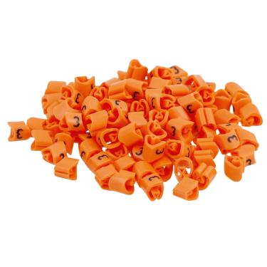 Imagem de Anilha MHG2/5 2,0-5,0mm Laranja N° 3 Cod. 516-90661 – Hellermann