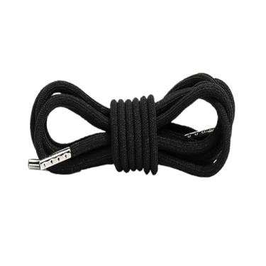 Imagem de Elastic Laces Sneakers For Sport Shoelaces Rubber Band For Casual Shoes Outdoor Leisure Round Shoestring Accessories(Black)
