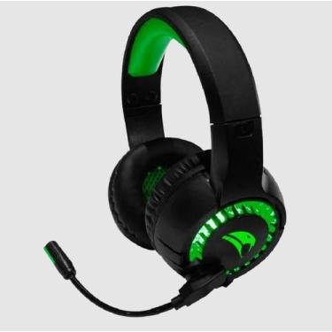 Imagem de Headset Gamer Viper PRO LED PYTHON  - 415  PRETO/VERDE  Bivolt - Viven
