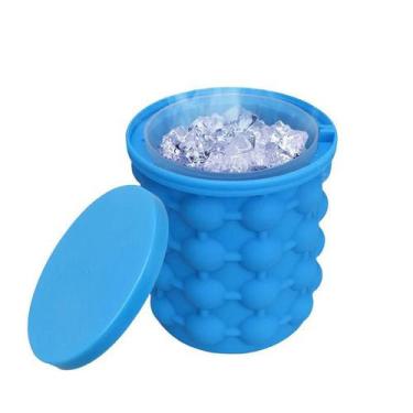 Imagem de Ice Cube Maker Silicone Copo Gelo Maquina De Gelo Manual - Mr Vendas