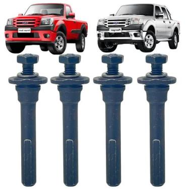 Imagem de Kit 4 pino guia da pinça freio bosch dianteiro ranger g2 explorer 98/1