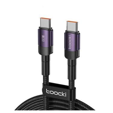 Imagem de Cabo Usb Duplo Tipo-c Pd 100w 5a 2 Metros PD 480Mbps Transmissão de da