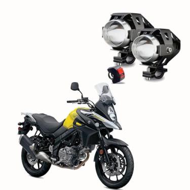 Imagem de Kit Led Farol de Milha Moto Suzuki DL 1000 V Strom 2003 2004 2005 2006
