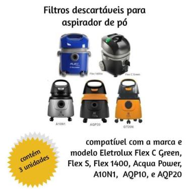 Imagem de Saco Descartavel Para Aspirador Tipo Eletrolux C/3 Unidades - Oriplast