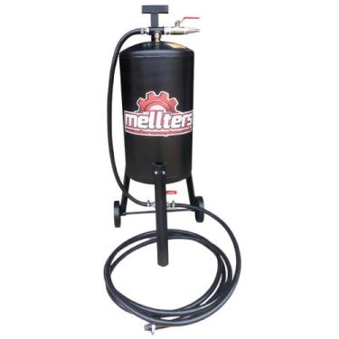 Imagem de Máquina De Jato De Areia Para 80Kg Com Rodas - Mellters Máquinas