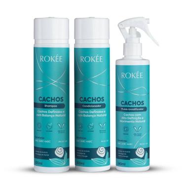 Imagem de Kit  Shampoo + Condicionador 300ml + Fluído Cachos 240ml