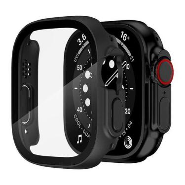 Imagem de Case Hprime Bumper Vidro Temperado Apple Watch Ultra 49mm, Preto