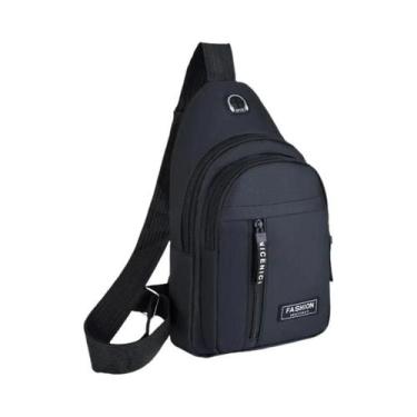 Imagem de Bolsa de Peito Masculina Impermeável em Oxford - Tendência 2024 - Esti