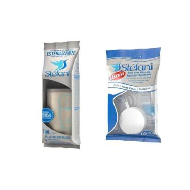 Imagem de Kit Vela Filtro Barro Tripla Ação Esterilizante + Boia - Cerâmica Stef
