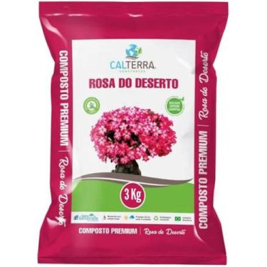 Imagem de Adubo Orgânico, Especial Para Rosa Do Deserto. 3kg - Calterra