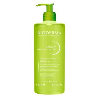 Imagem de Gel de Limpeza Facial Bioderma Sébium Moussant Actif, 500ml