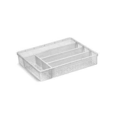 Imagem de Porta Talheres Organizador de Gaveta Separador Transparente 1un - UZ