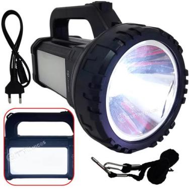 Imagem de Lanterna Farolete Holofote Turbo Grande Big Luz Led Bivolt Dp7320 - Lu