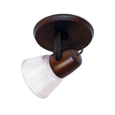 Imagem de Spot Country Envelhecido Com Tulipa 1 Lâmpada 011E - Luminárias Müller