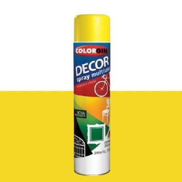 Imagem de Spray Decor Multiuso Colorgin 360ml, Amarelo