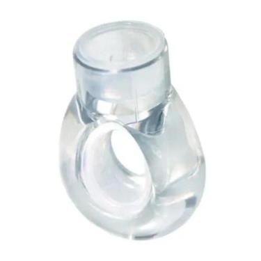 Imagem de Anel Acrilico Transparente P/ Batoque Pigmento Micropigmentação Cola H
