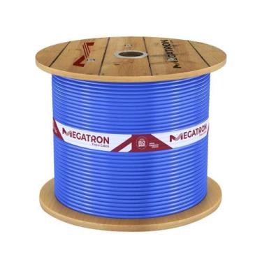 Imagem de Cabo Flexível Megatron 6MMx500M Bobina 750V Azul