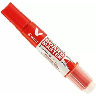 Imagem de Marcador Canetão Quadro Branco Pilot Recarregável Board Master, Vermel