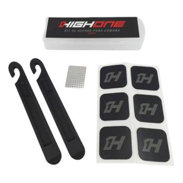 Imagem de Kit reparo camara high one / 2 espatatula c/ remendo s/ cola