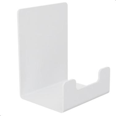 Imagem de Gancho de Parede Adesivo Toalha Cabide Banheiro Branco ELG - CasaMóvei
