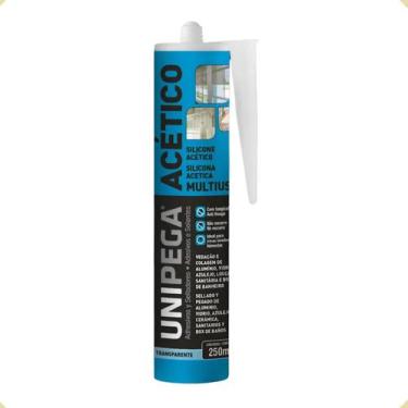 Imagem de Silicone Acético Multiuso Incolor 250ml Unipega