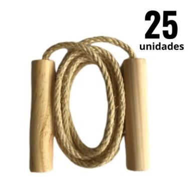 Imagem de 25 Corda De Pular Infantil 1,80m Nylon Lembrancinha Prenda - MCC Brinq