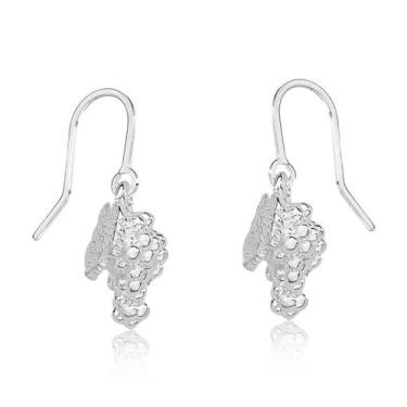 Imagem de Brincos Cacho de Uvas Revestidos em Prata - VL ACCESSOIRES