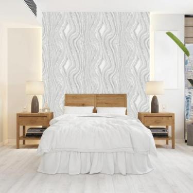 Imagem de Papel de Parede Mármore Branwen - Rolo com 10 Metros  Revestimento - H