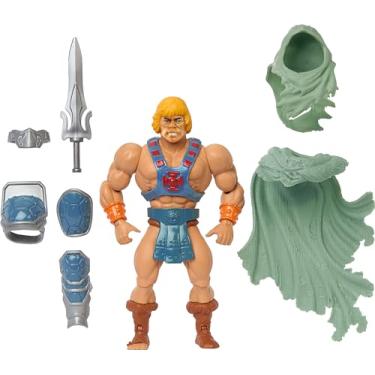 Imagem de Masters of the Universe MOTU Turtles of Grayskull Stealth Ninja He-Man, figura de ação com acessórios, inspirado nas tartarugas ninja, presente de brinquedo para meninos e meninas + 6 anos, HTH18