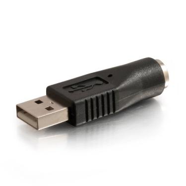 Imagem de C2G Adaptador USB macho para PS/2 fêmea 27277, preto