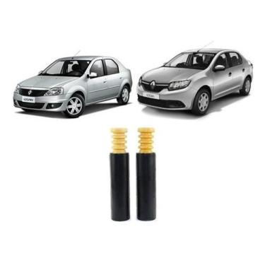 Imagem de Par Batente Coifa Amortecedor Traseira Logan 2018 2019 2020 - Qualykit