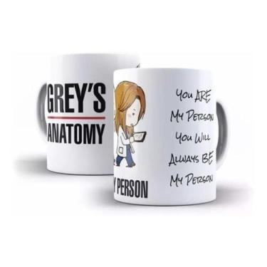 Imagem de Caneca Greys Anatomy You Are My Person Série Imperdível - NG Decor Can