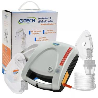 Imagem de Inalador Nebulizador Bivolt Superflow Adulto Infantil Gtech - G-Tech