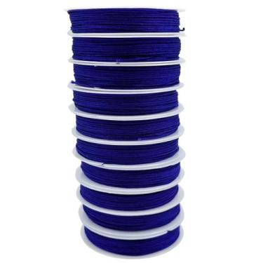 Imagem de Linha Fio Fibra Poliamida 1mm 1un 10 Metros Escolha a Cor - Macall, Ro