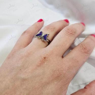 Imagem de Anel Humor Borboleta Muda de Cor Ajustável - Higiten